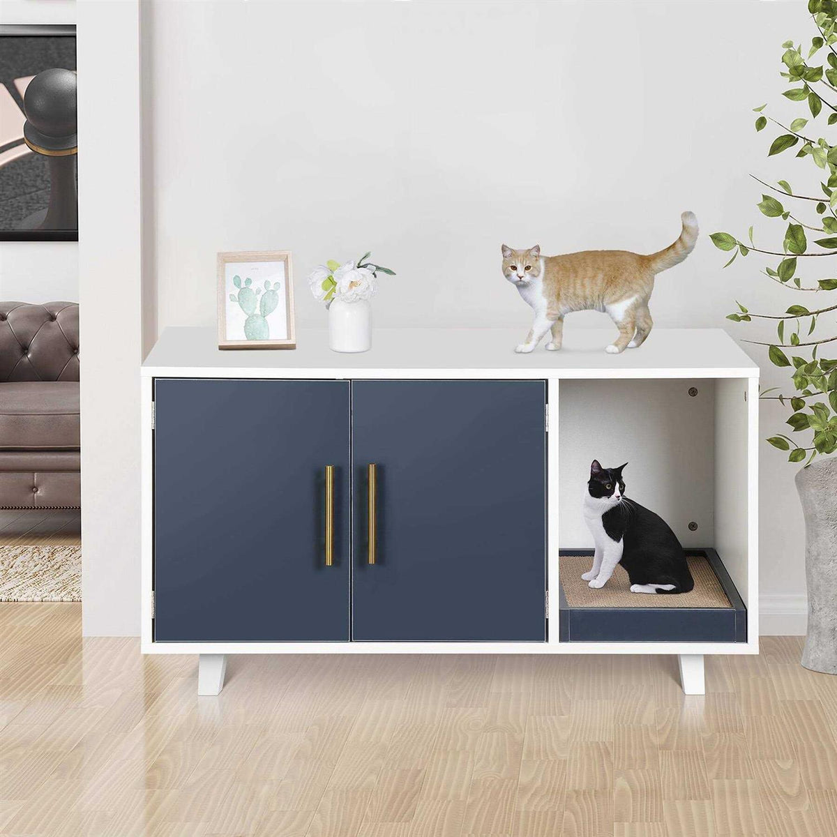 35.8”l x 20”W Cat Litter Box Enclosure I495