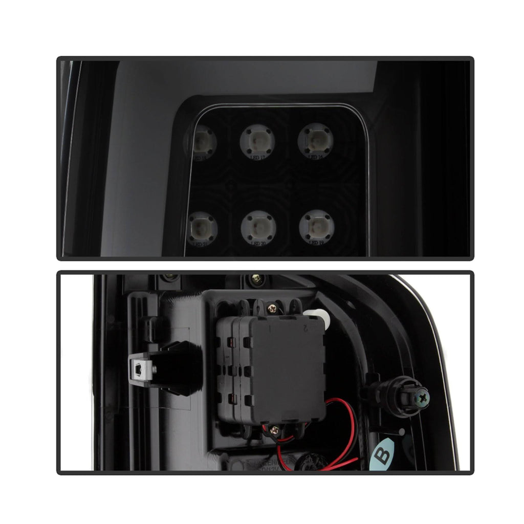 Black Smoke LED Tail Lights X240258