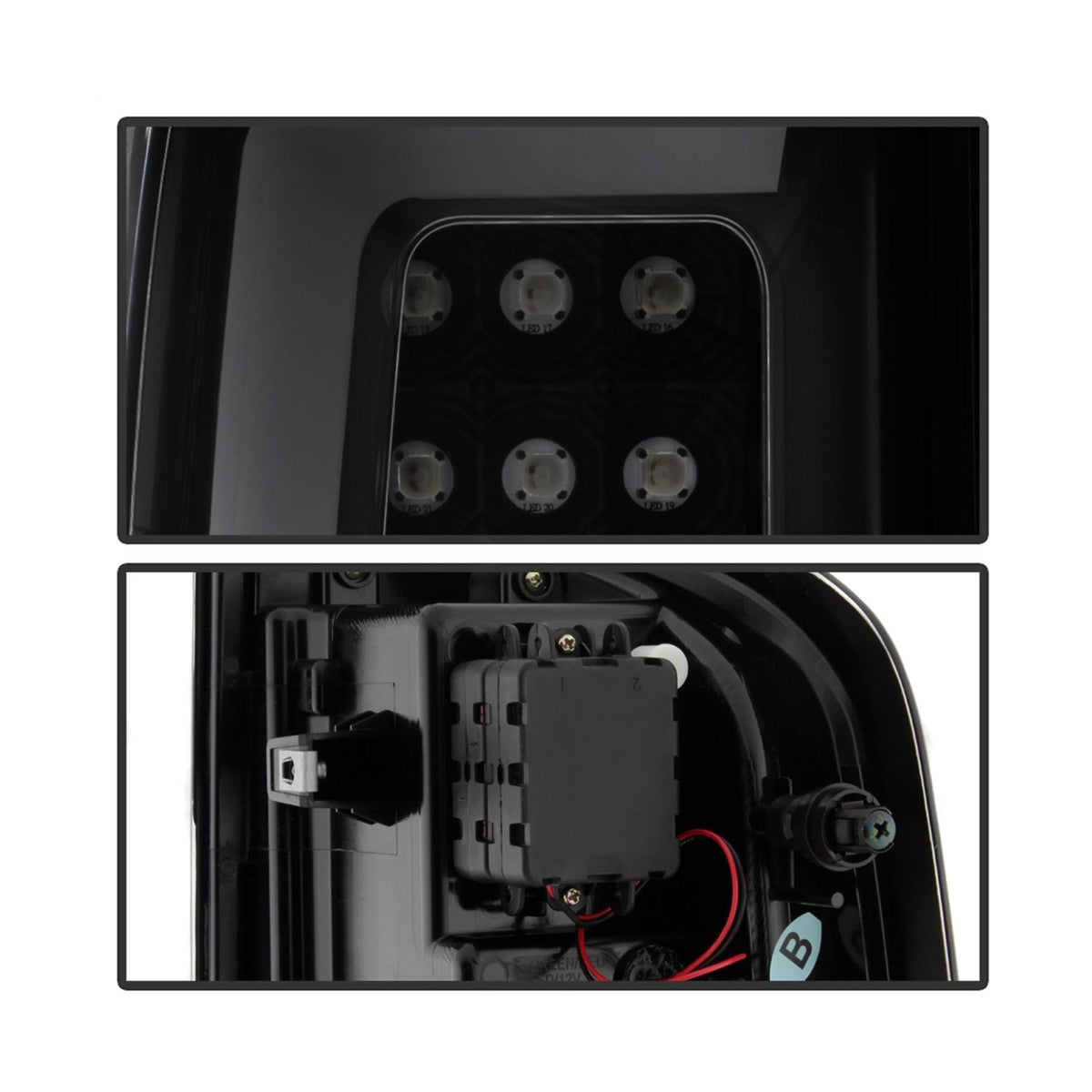 Black Smoke LED Tail Lights X240258