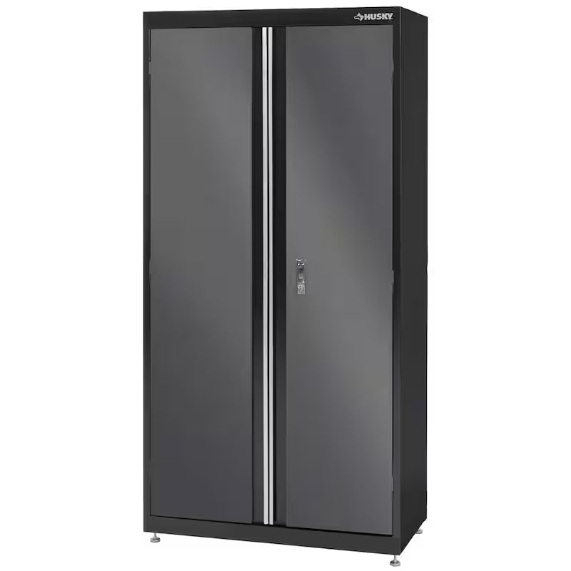 Black and Gray Welded Steel Floor Cabinet N927829