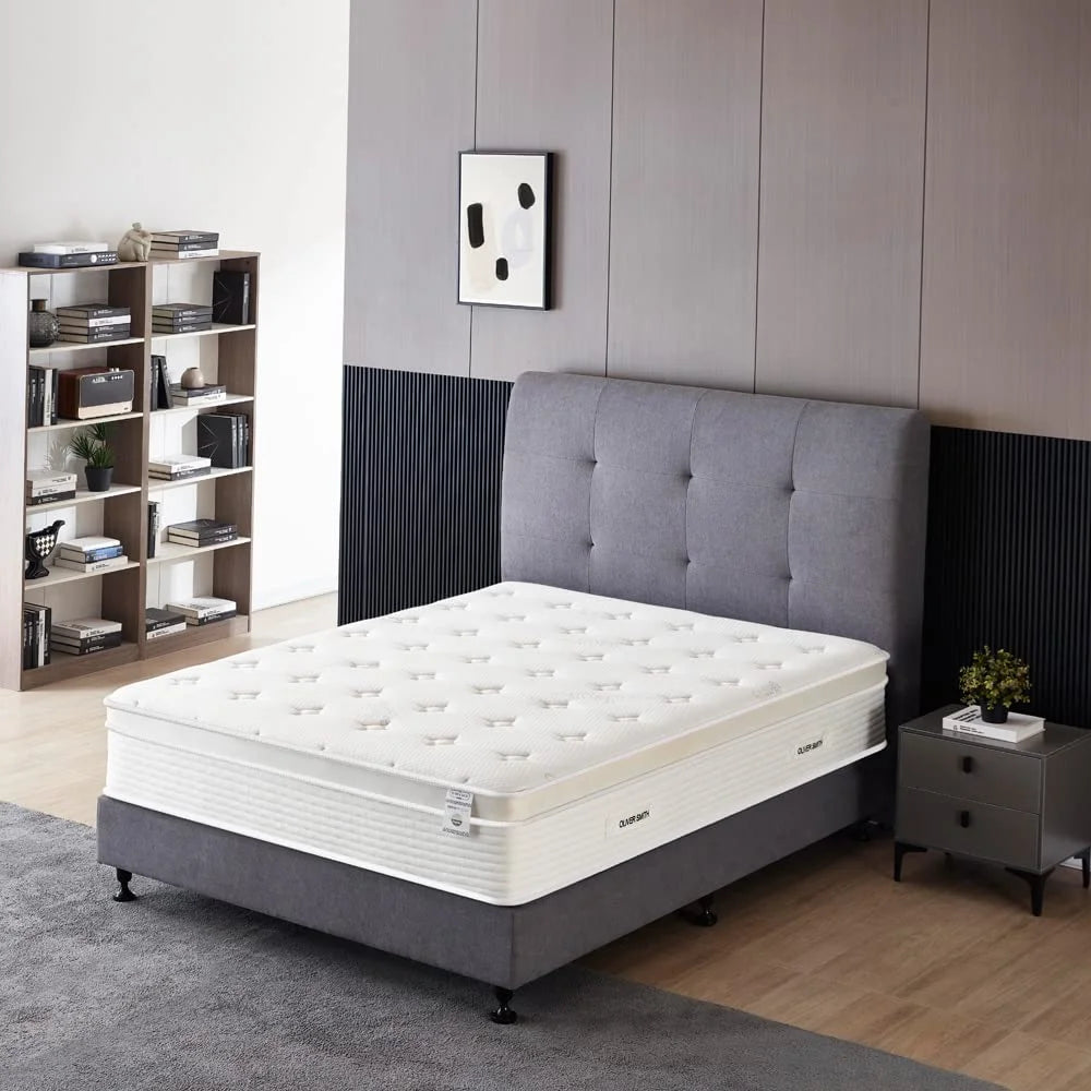 12 Inch Cool Memory Foam Spring Hybrid Full Size Mattress O9564