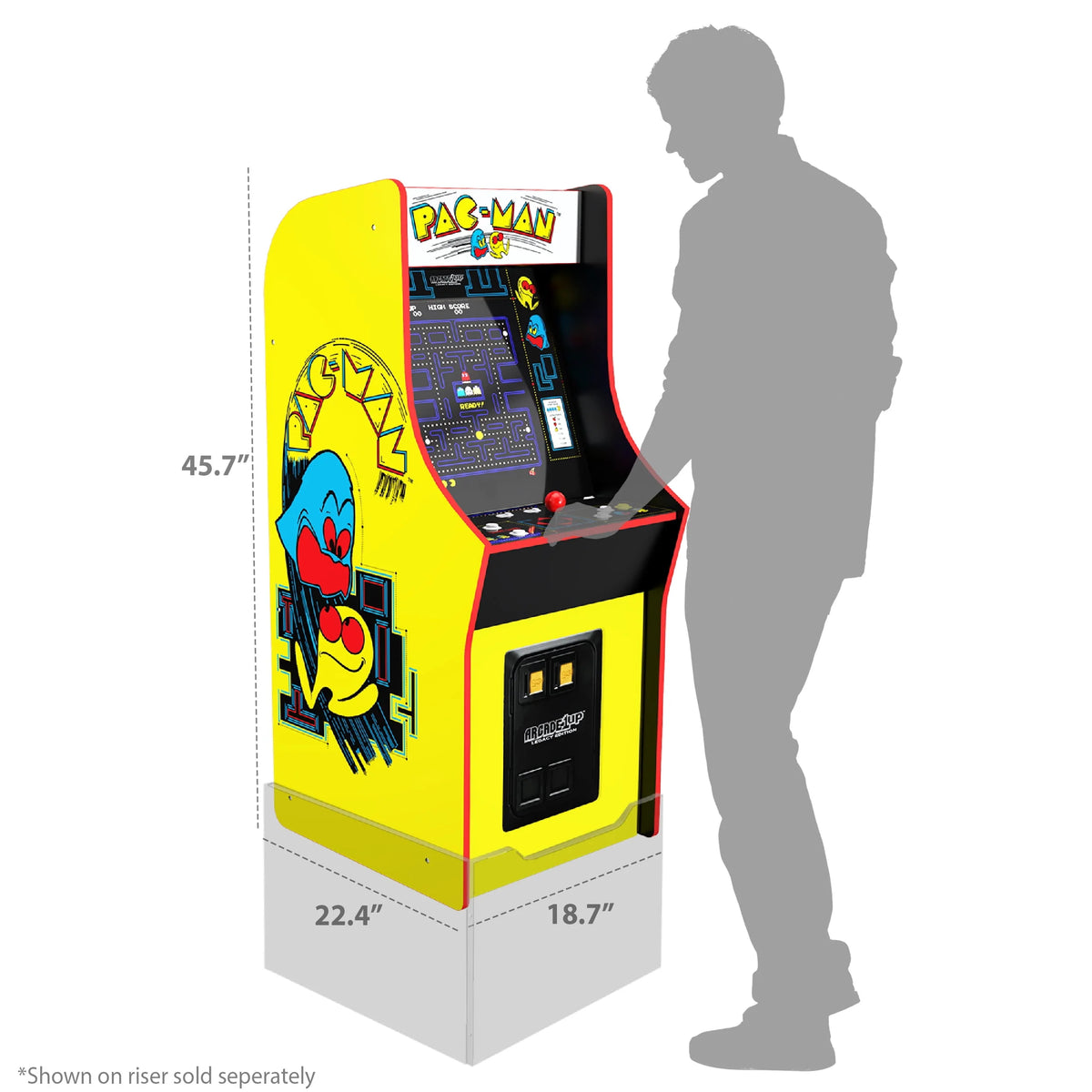 4 Feet Tall 14 Classic Games 17-inch Screen Arcade Game N985050