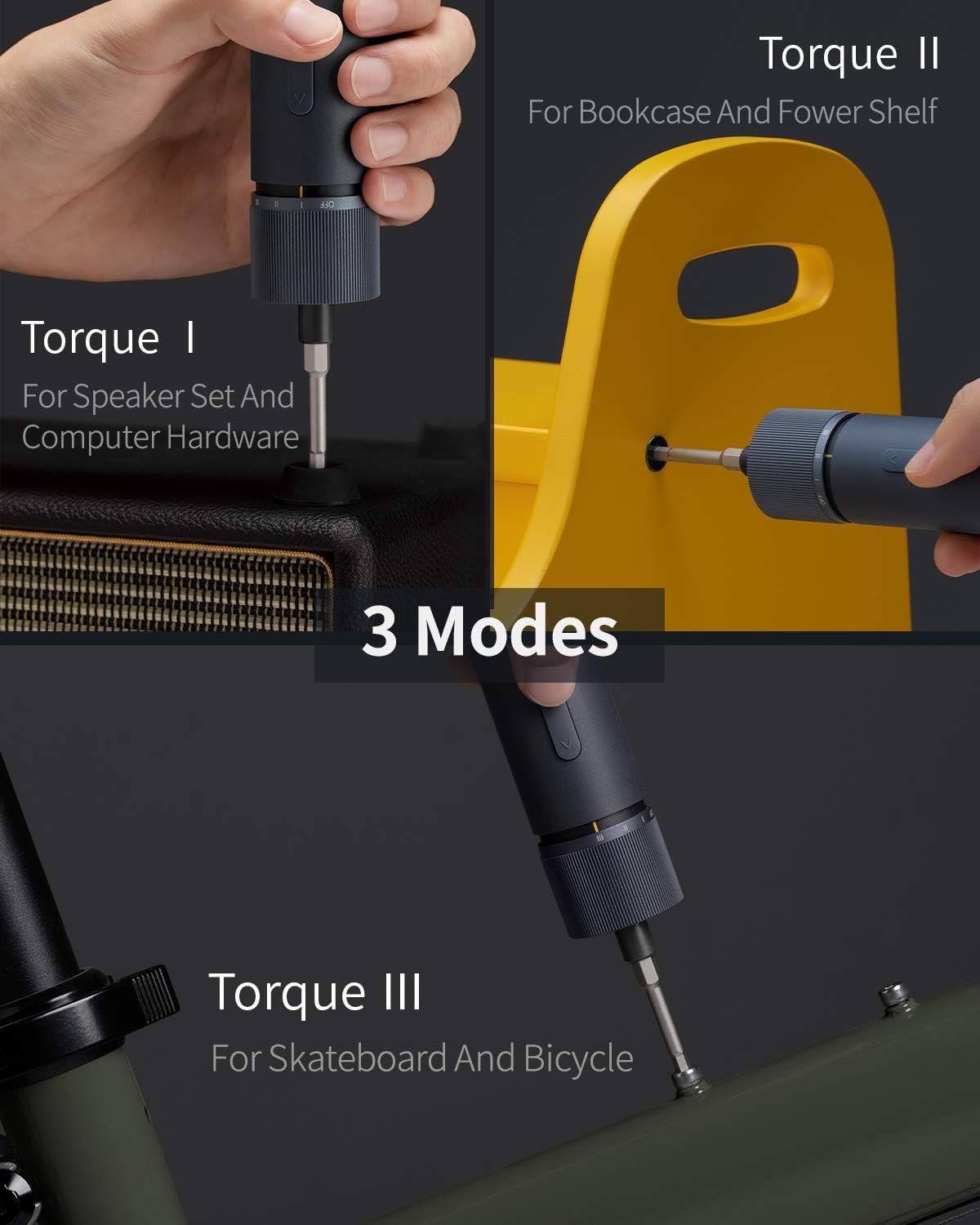 3.6V Cordless Electric Screwdriver Set with 12 S2 Steel Bits U585