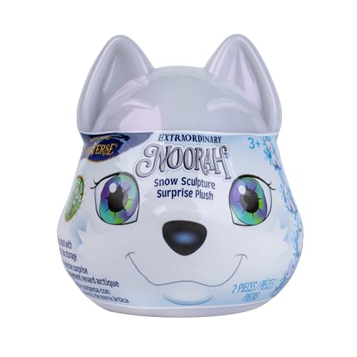 Arctic Fox Storage Toy with 1 Mystery Plush Animal Inside O7791