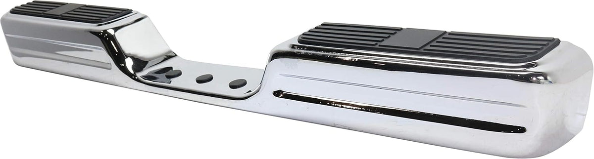 Chrome Step Bumper Face Bar with Step Pad V88754