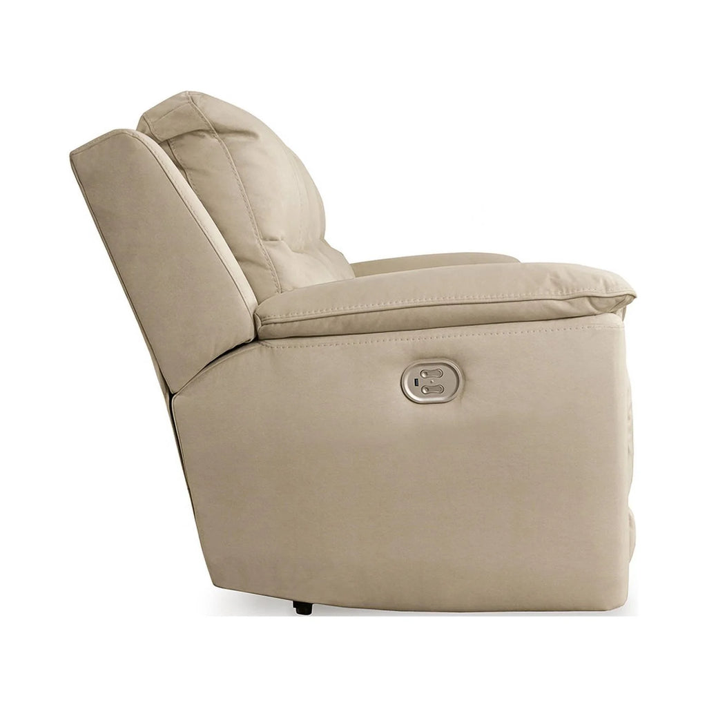 Faux Leather Power Reclining Sofa B393