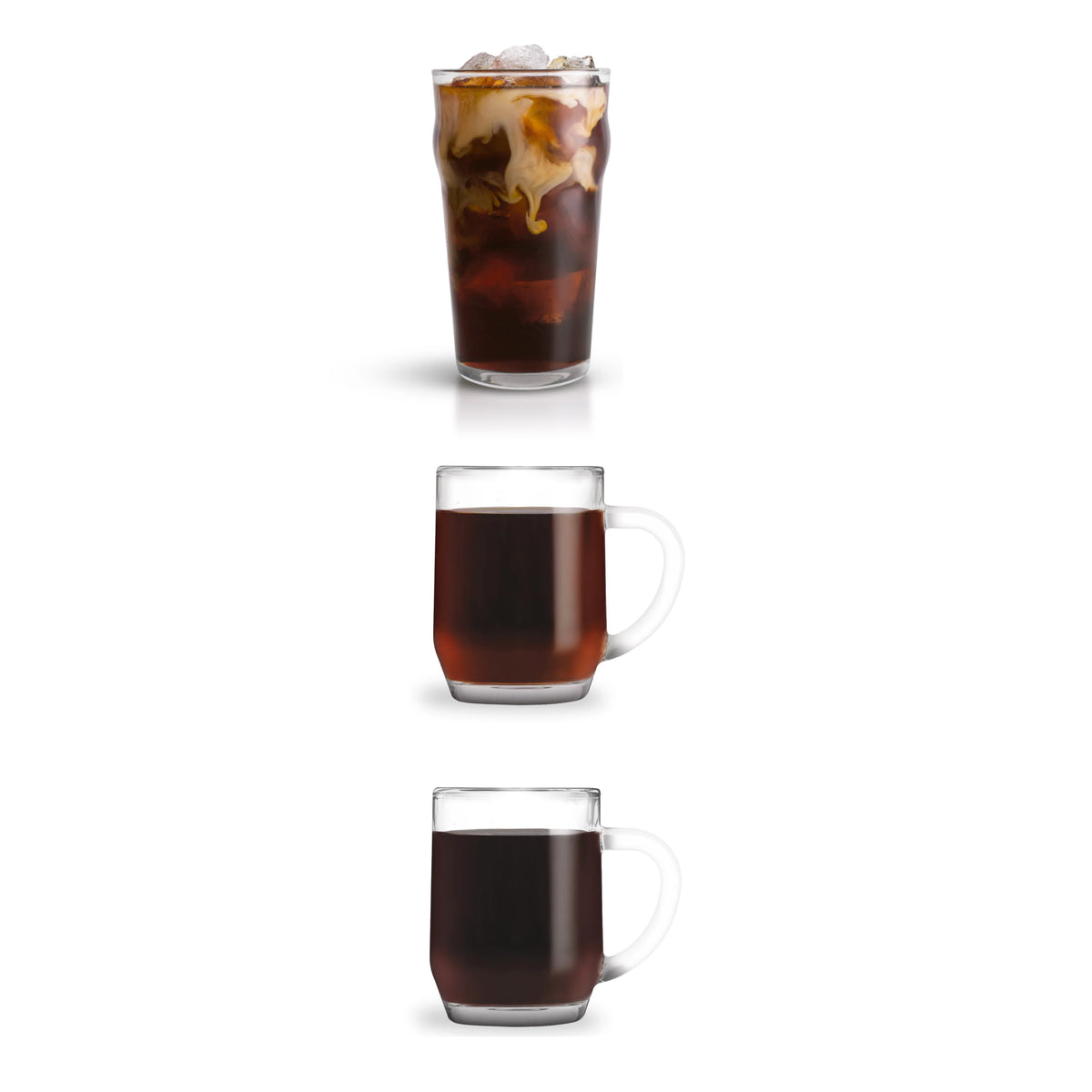 Single Serve Coffee Maker with Glass Carafe P92046