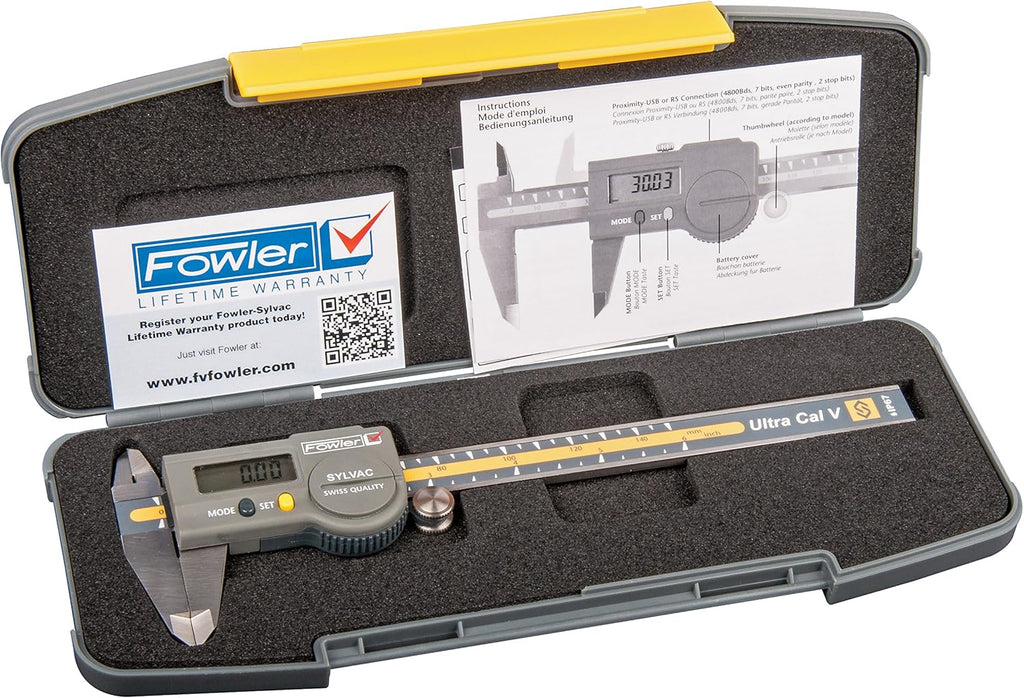 Digital Caliper with 0-8/200mm Measuring Range W1812