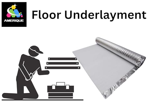 Royal Blue 2MM Foam Flooring Padding, Pack of 2, with Tape & Vapor Barrier Y4054