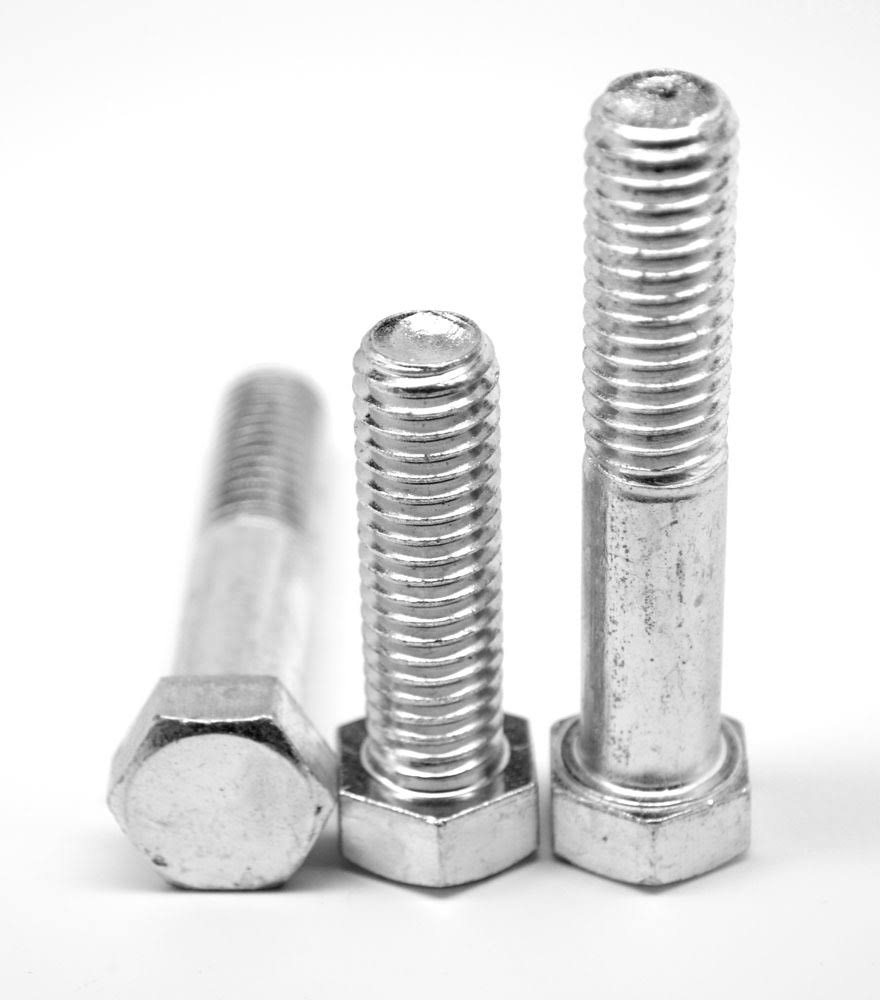 Coarse Thread A307 Grade A Hex Bolt Low Carbon Steel Zinc Plated M89962