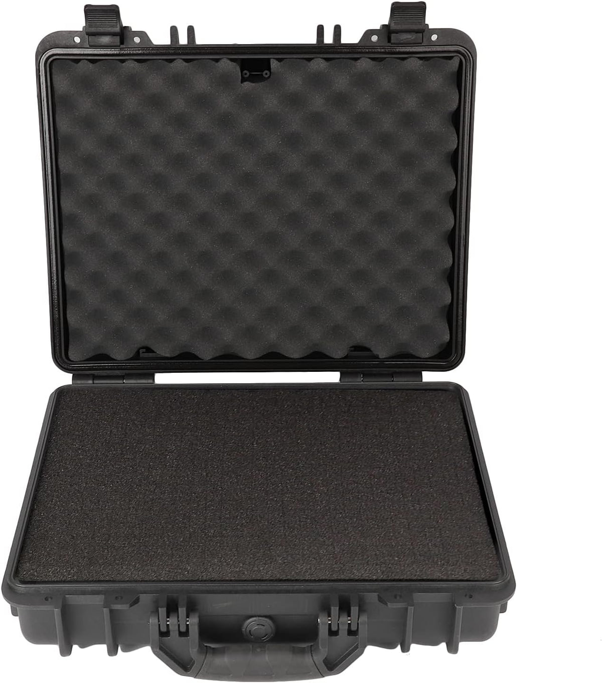 Black Waterproof Hard Camera Case with Foam Insert W7465