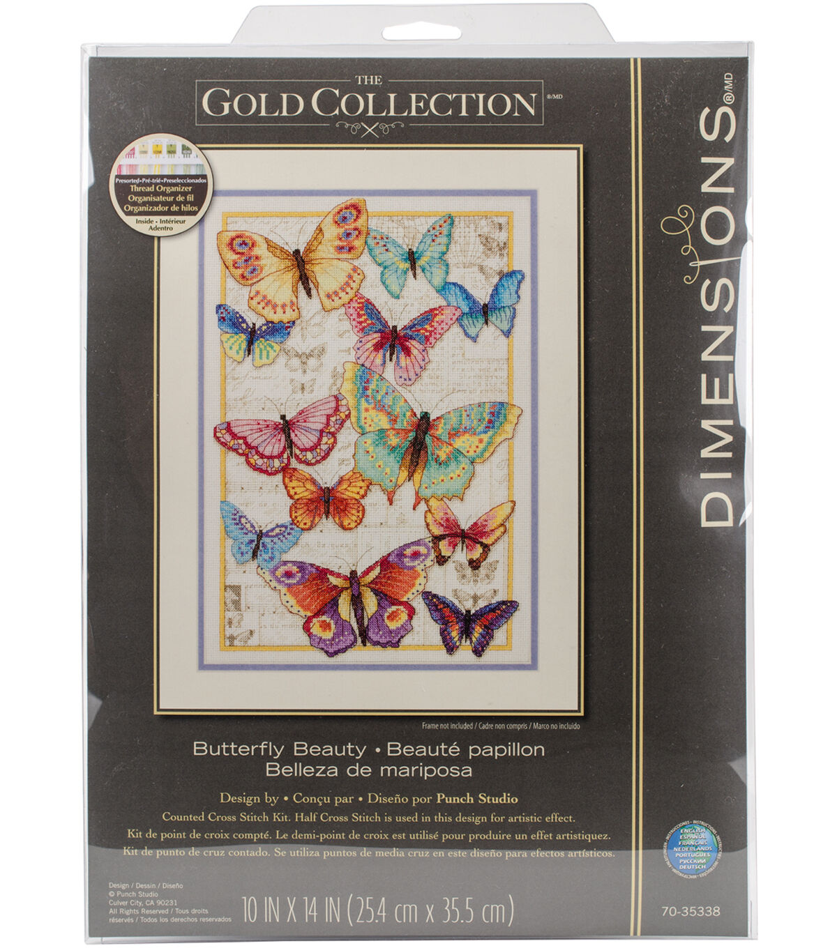 Butterfly Counted Cross Stitch Kit P195