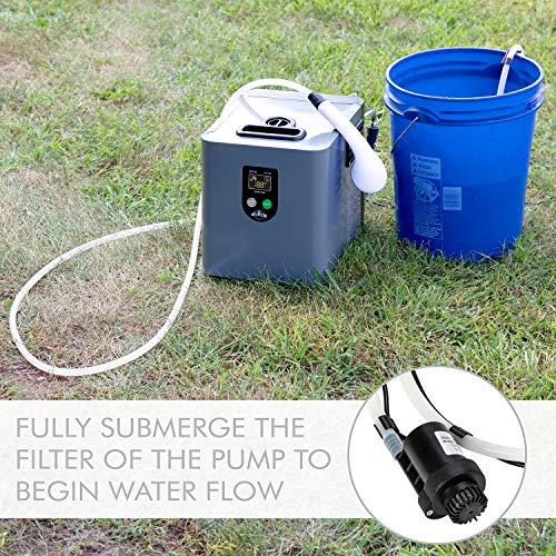 Portable Propane Water Heater & Shower Pump with Carry Case W729170