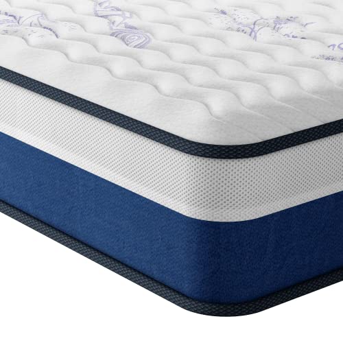 Twin 12 Inch Innerspring Hybrid Mattress with Memory Foam and Pocket Spring R46046