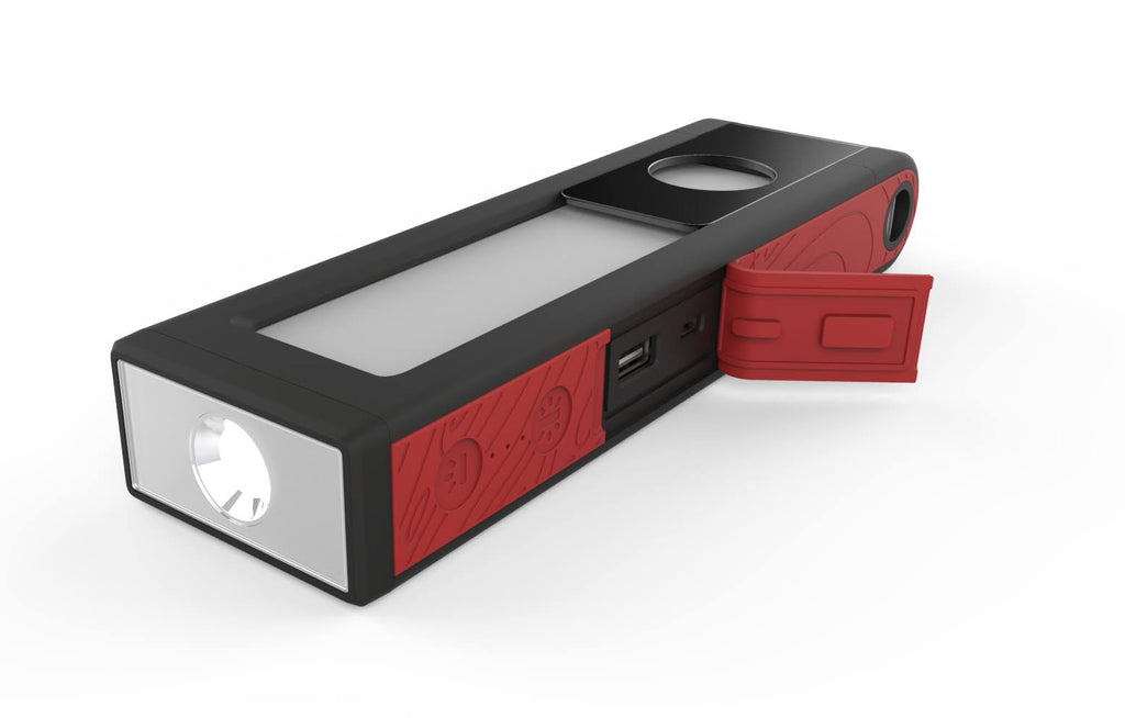 Solar Phone Charger LED Lantern Camping Flashlight with USB Charger 5200 mAh Battery Z774