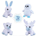 Arctic Fox Storage Toy with 1 Mystery Plush Animal Inside O7791