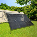 RV Awning Shade Screen with Zipper 8'X17'3'' C584