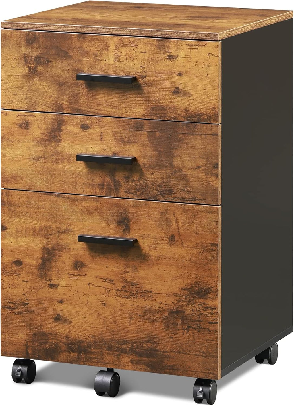 3 Drawer Wood Mobile File Cabinet B6606