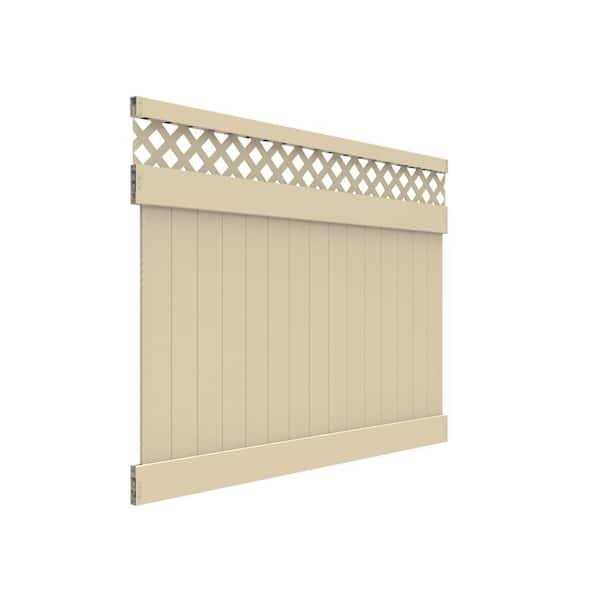 Vinyl Lattice Top Fence Panel N518237