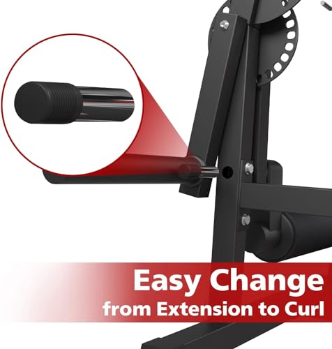 Adjustable Leg Extension and Curl Machine U519