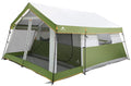 8-Person Family Cabin Tent with Screen Porch, Green T4384