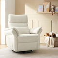 Grey Glider Recliner with Adjustable Armrests & Headrest G785