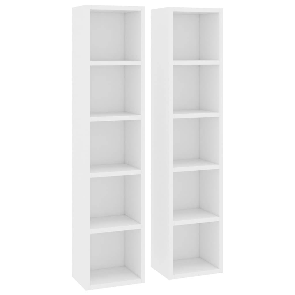2 Pcs Sonoma Oak CD Cabinets T732