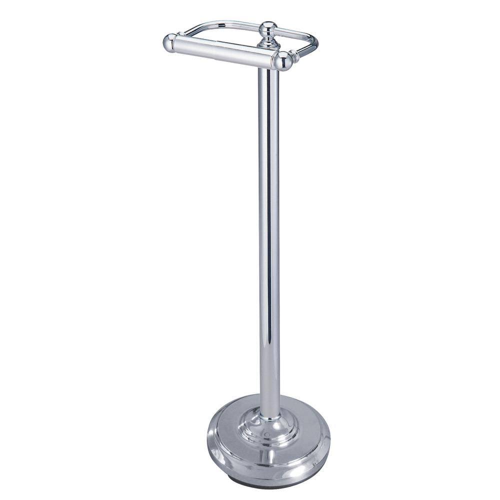 Freestanding Toilet Paper Holder in Polished Chrome Q9885