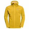 Yellow Waterproof Shell Men Casual Jacket W816