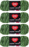4 Pack Green Tones Yarn I122283