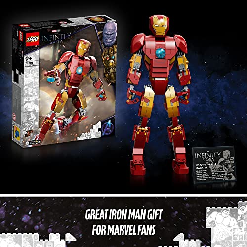 LEGO Marvel Iron Man Figure 76206 Collectible Buildable Toy I53446
