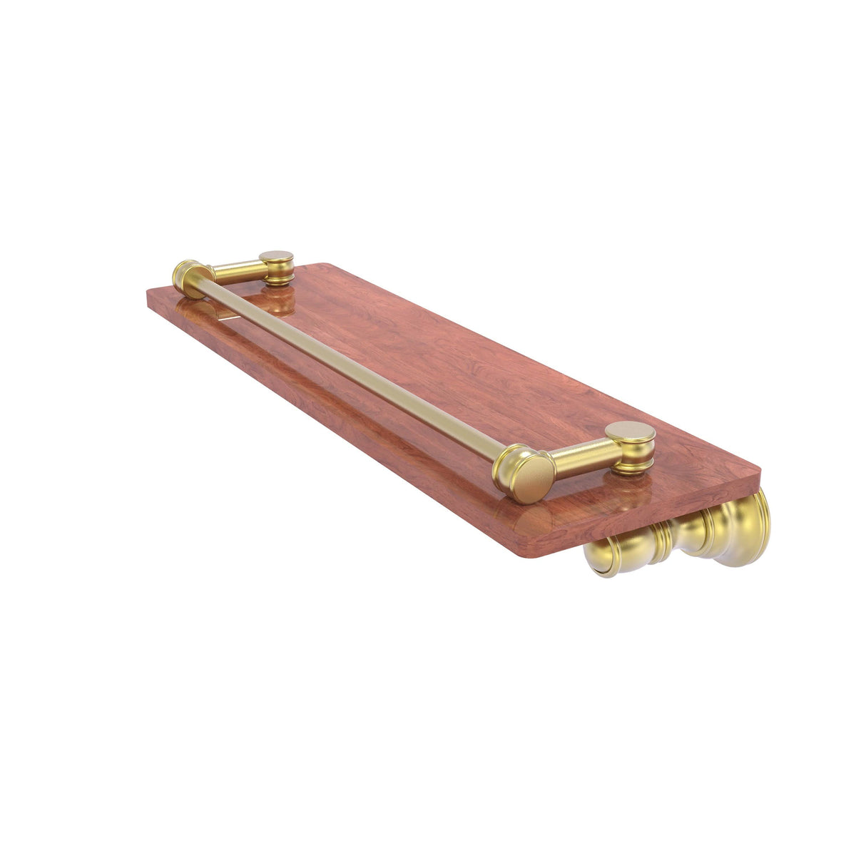 Wood Shelf with Gallery Rail 16 inch B211488