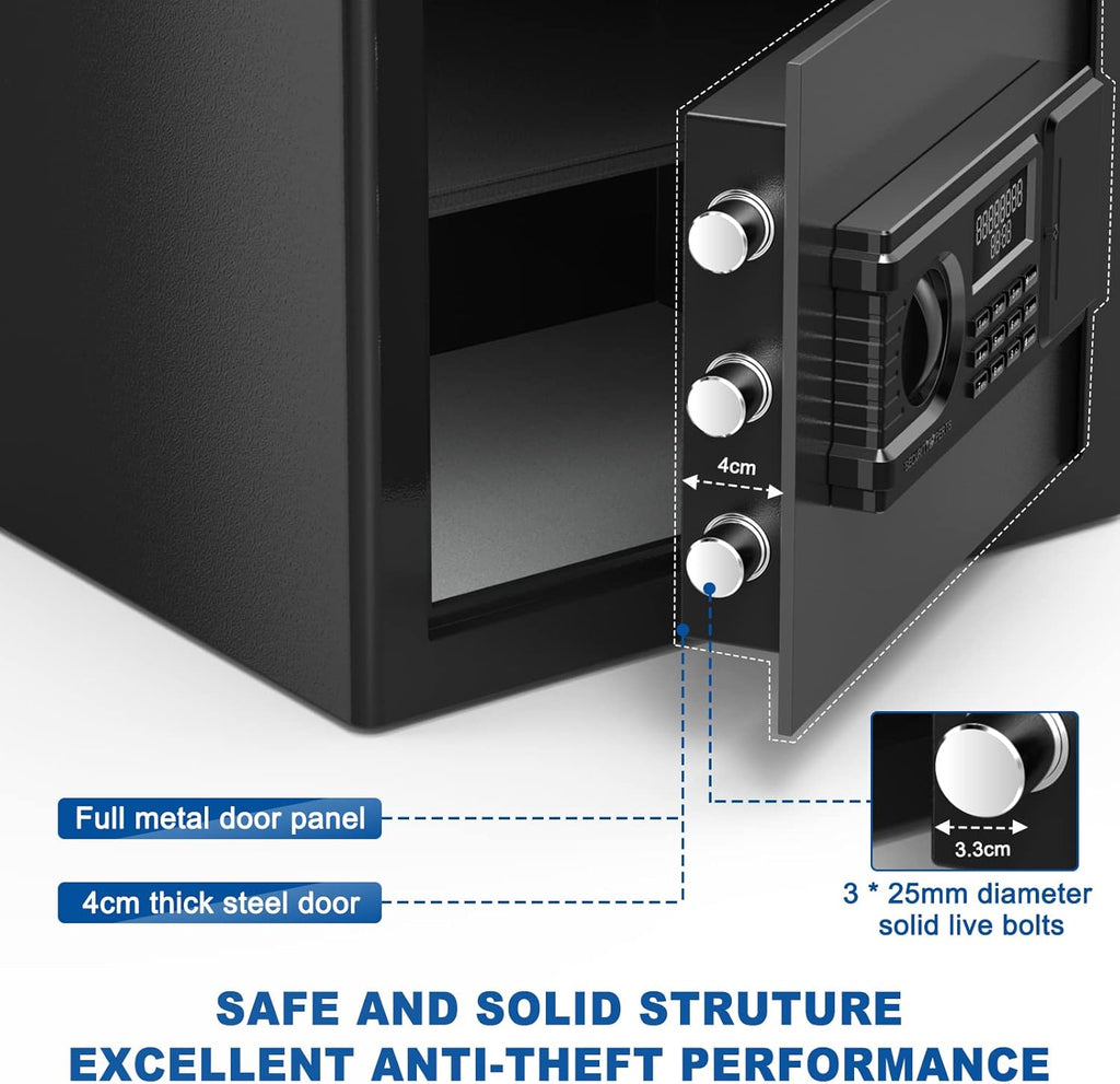 Small Steel Safe Box with LCD Digital Screen X39897