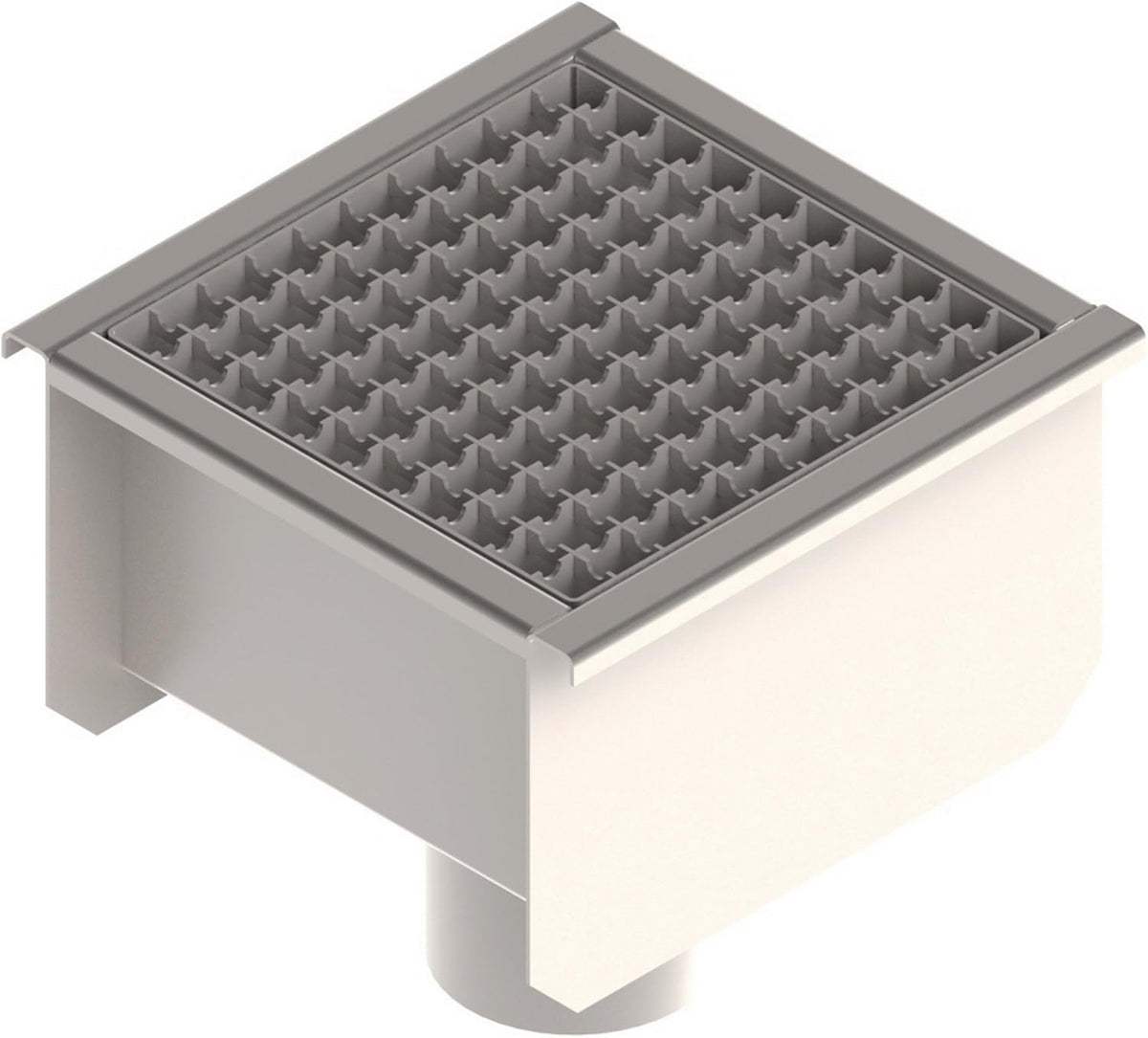 12x12 Stainless Steel Floor Drain with Anti Slip Grate R241948