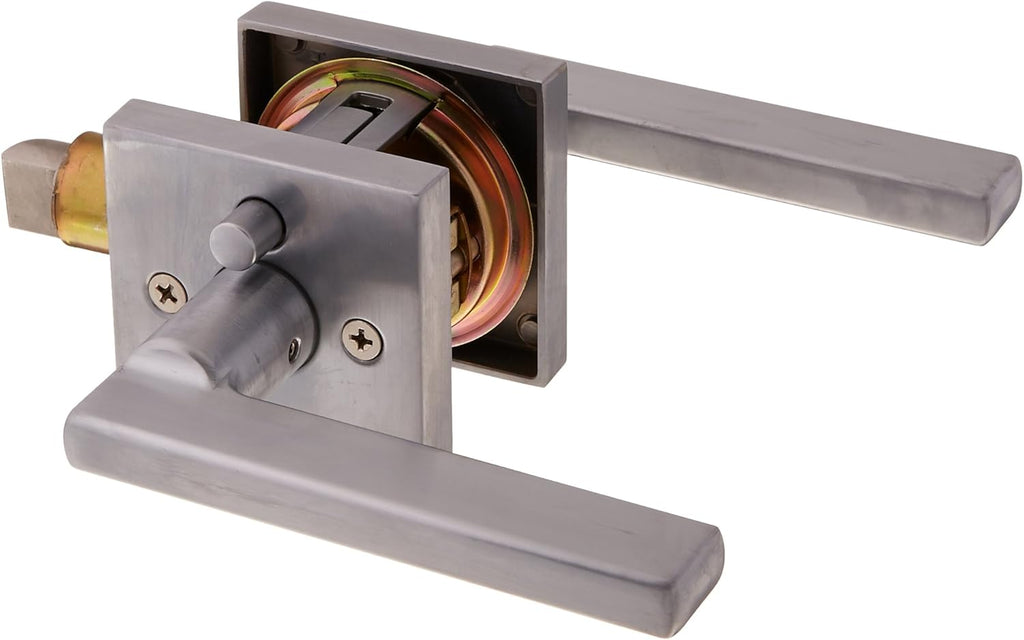 Satin Chrome Privacy Lever, Pack of 2 Z12188