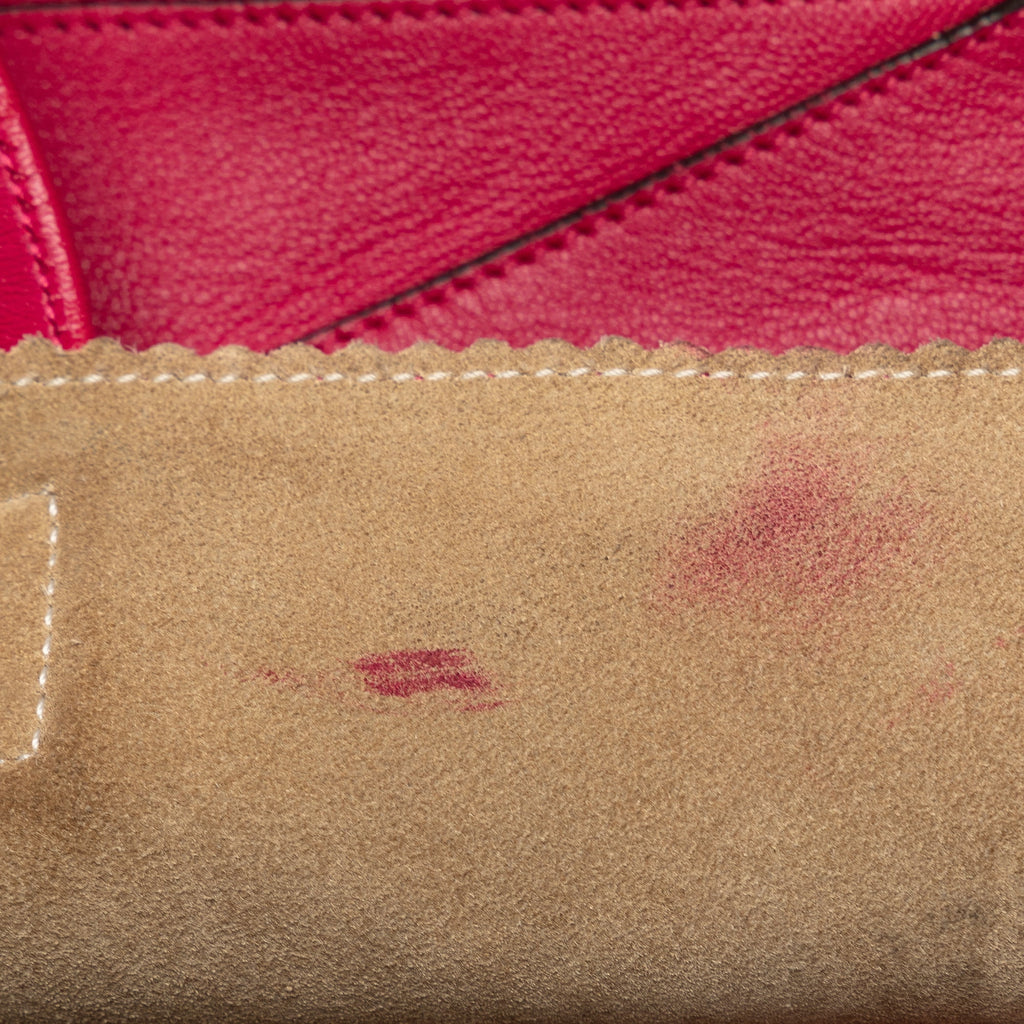 Pink Calf Leather Tote Bag O6117