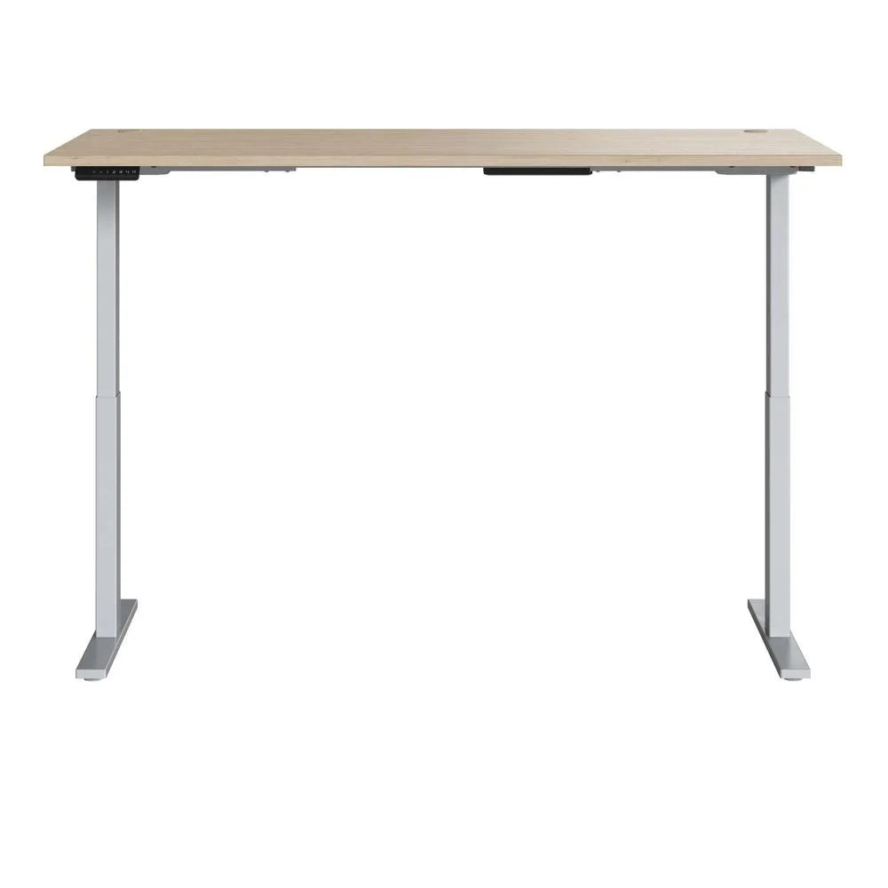 72W Adjustable Standing Desk in Natural Elm J19821