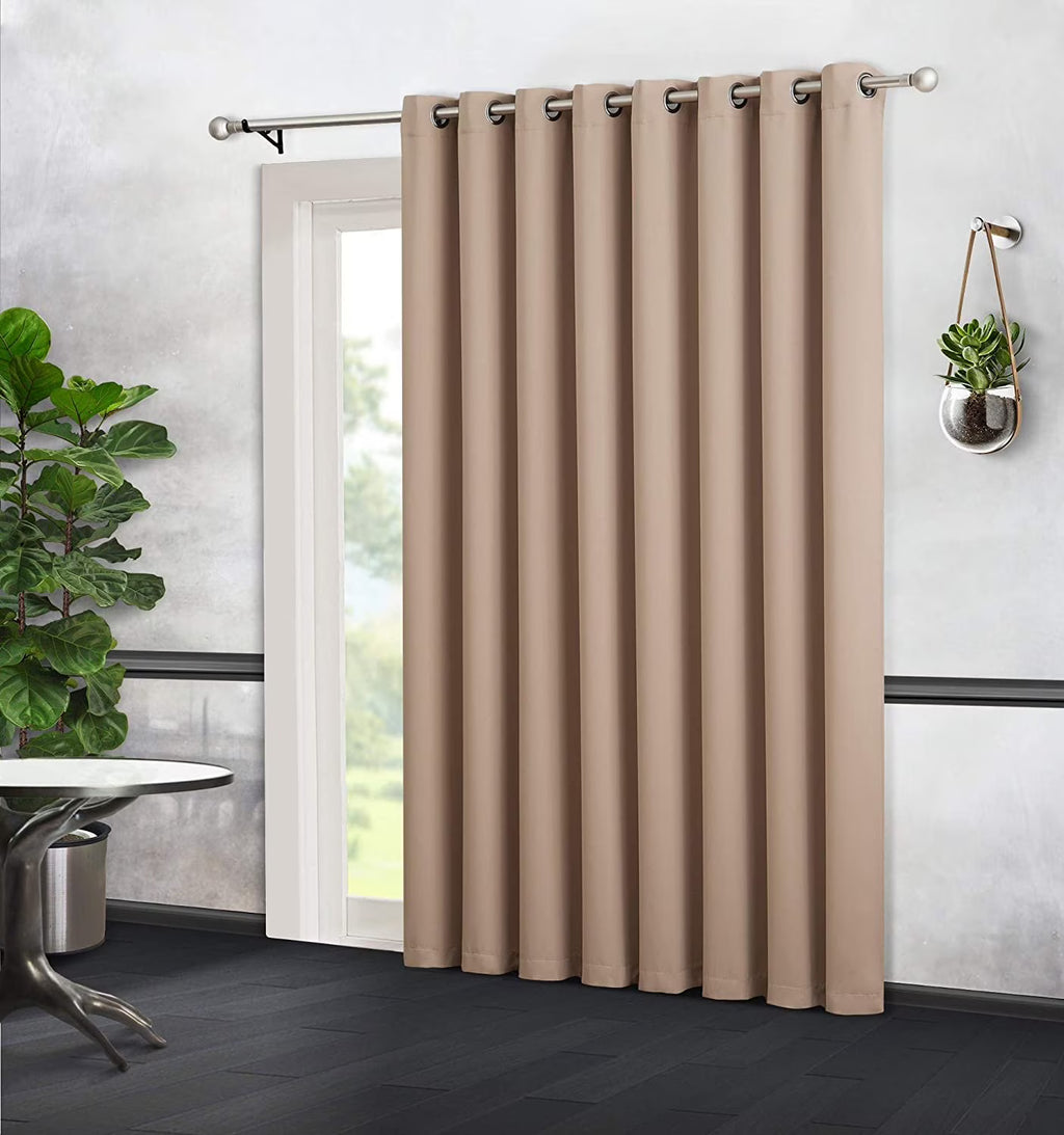 Taupe Thermal Insulated Blackout Curtain 102" x 84" E135