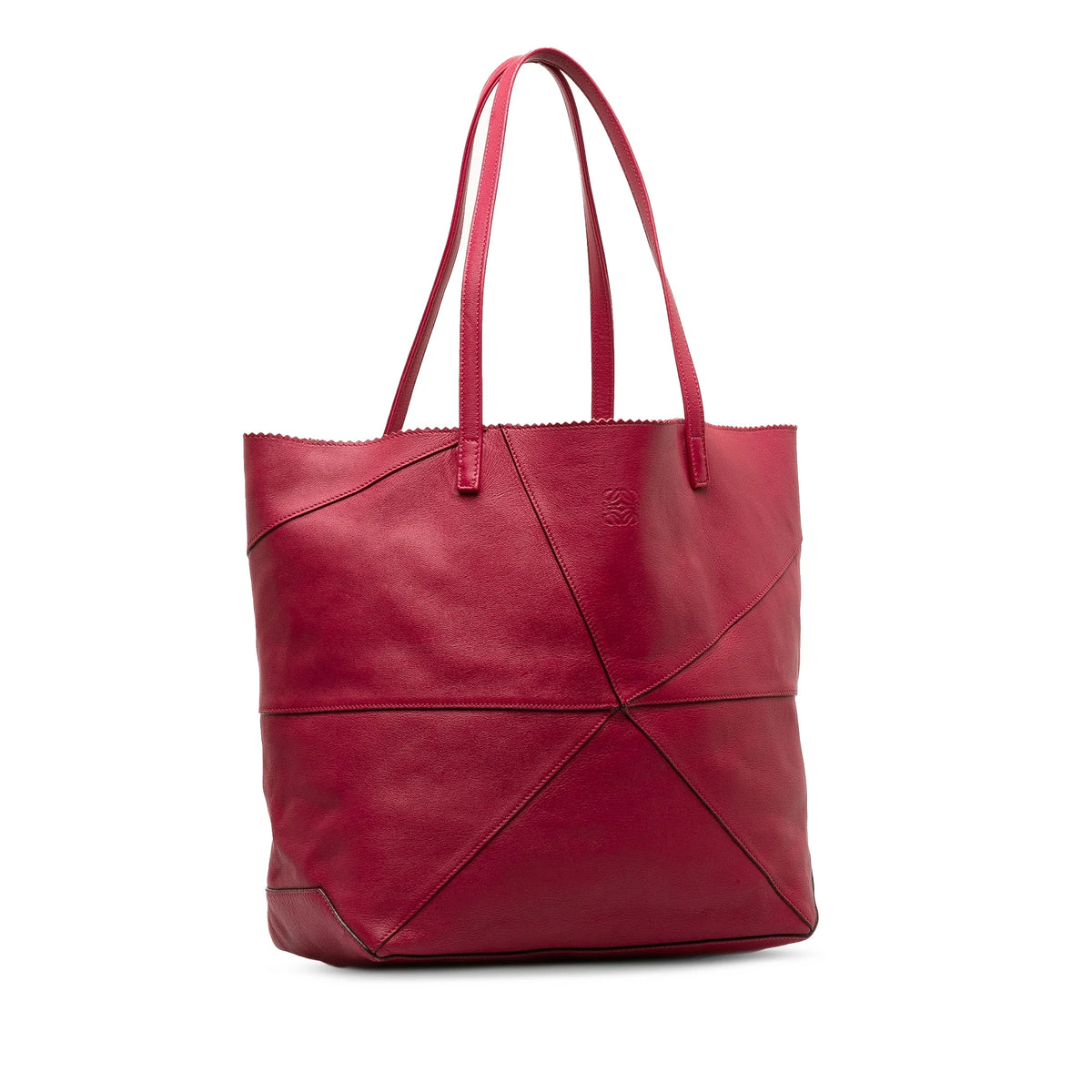 Pink Calf Leather Tote Bag O6117