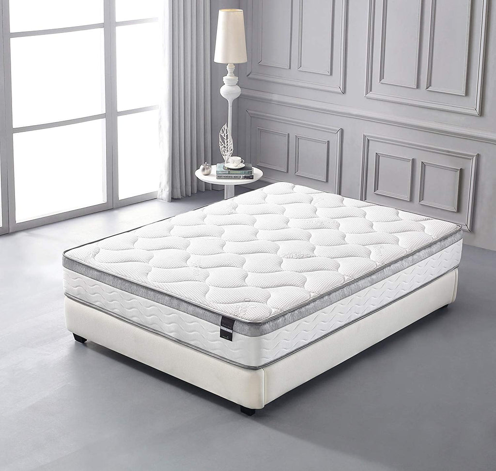 10 inch Memory Foam Spring Hybrid Queen Size Mattress P9047
