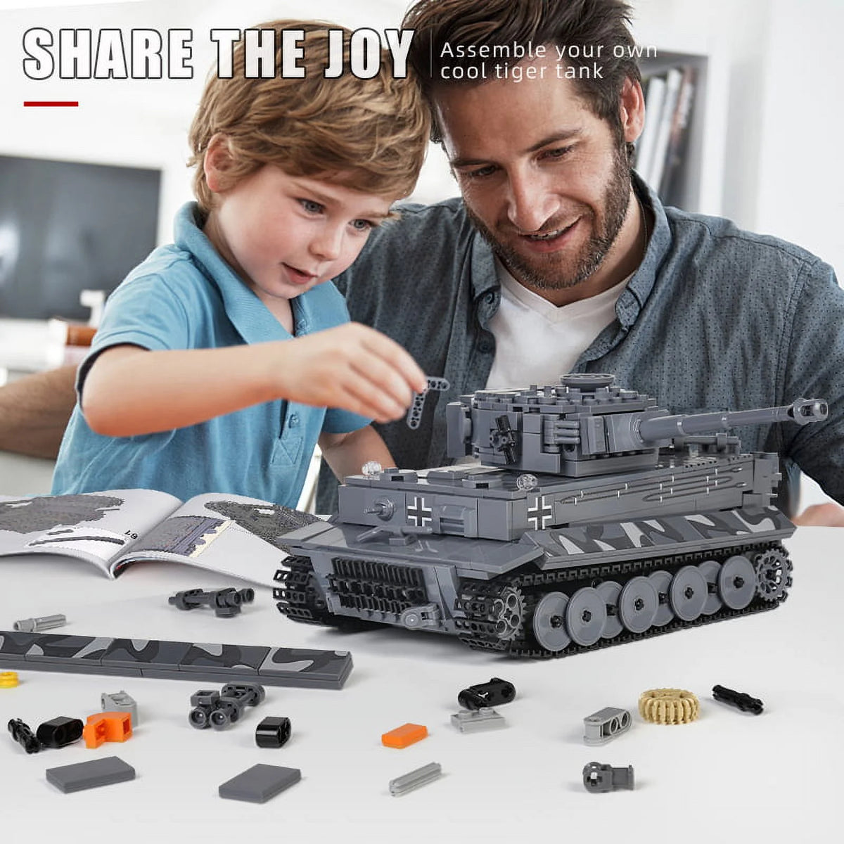 RC Tiger Tank Building Block P908