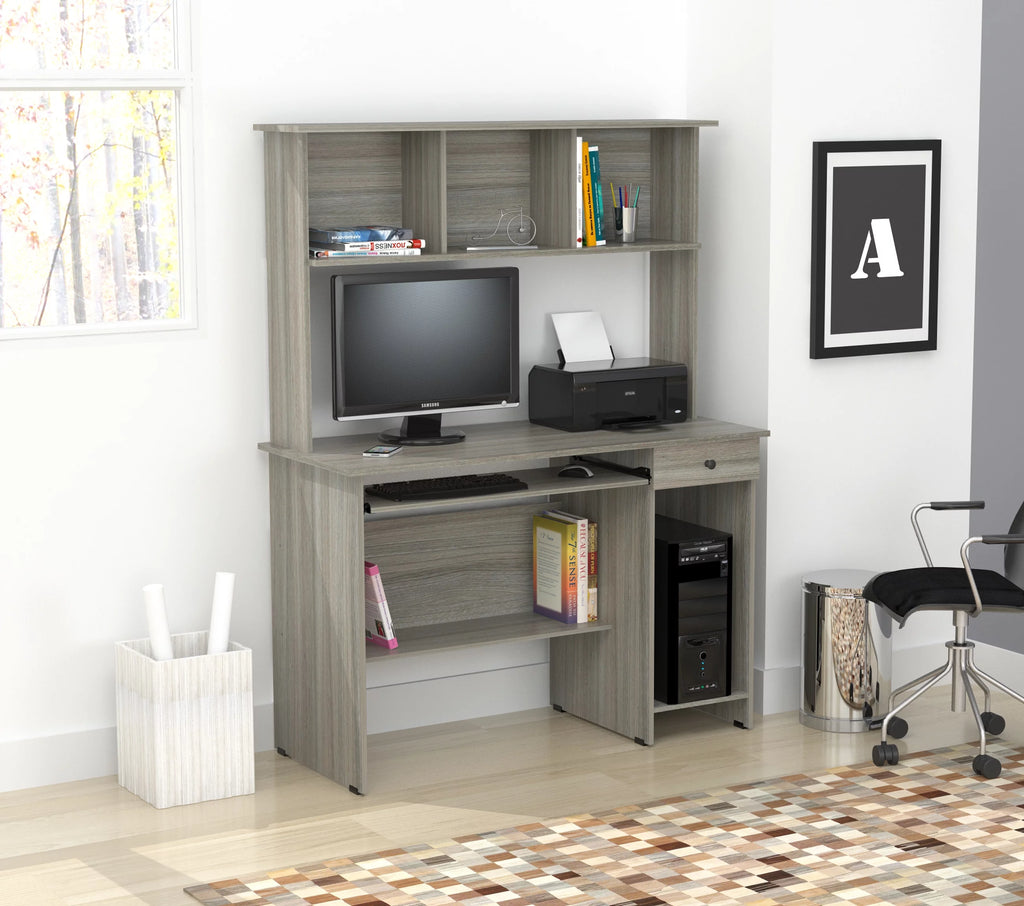 Computer Desk and Hutch with Drawer P43479