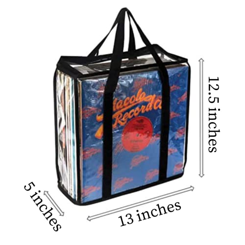 Vinyl Record Storage Cases 6 Pack Clear PVC Z3200