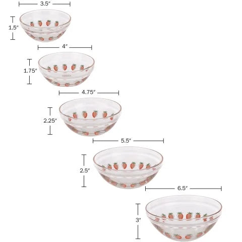 20-Piece Glass Food Storage Bowl and Lids Set E541