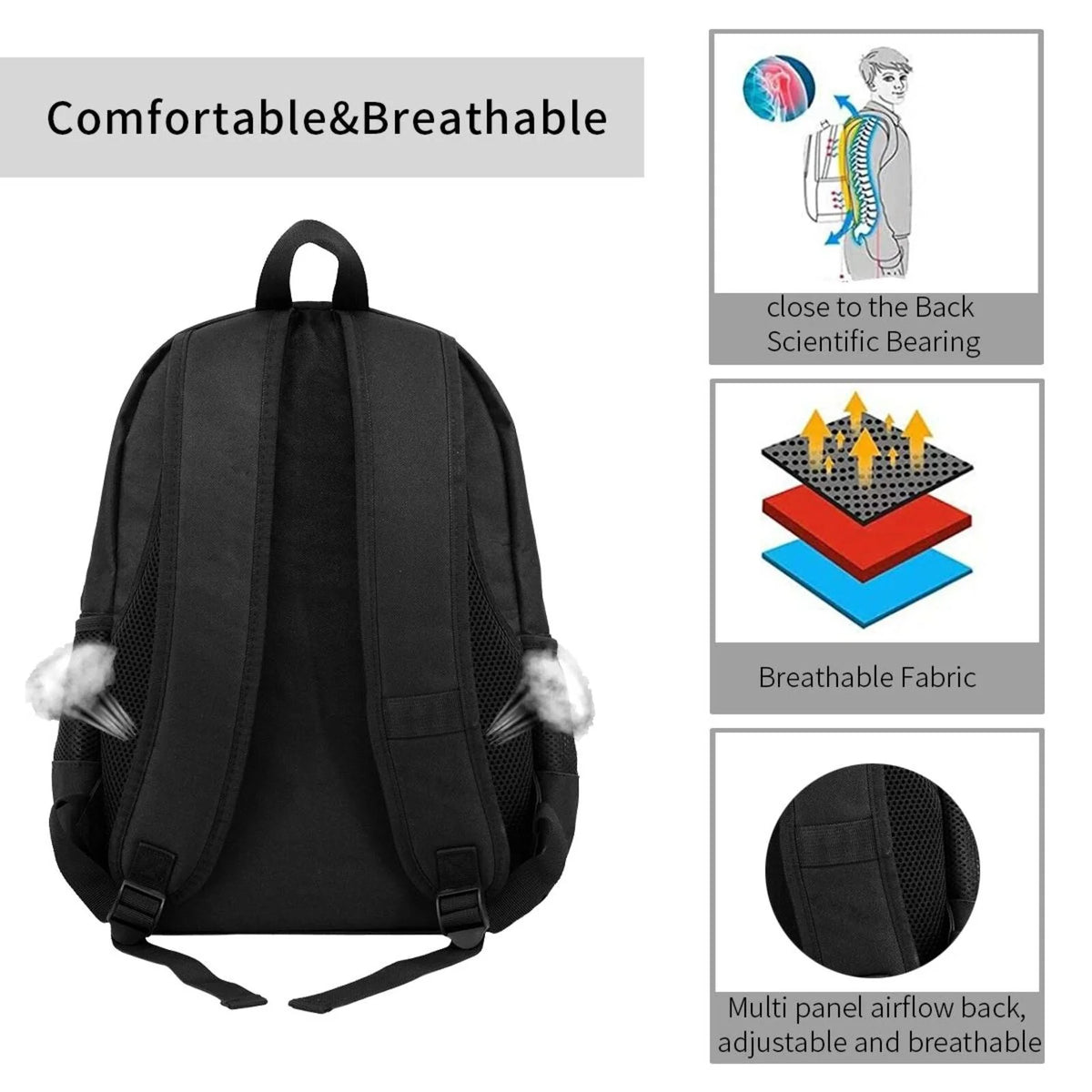 School Bag Backpack Knapsack Rucksack Daypack G52143