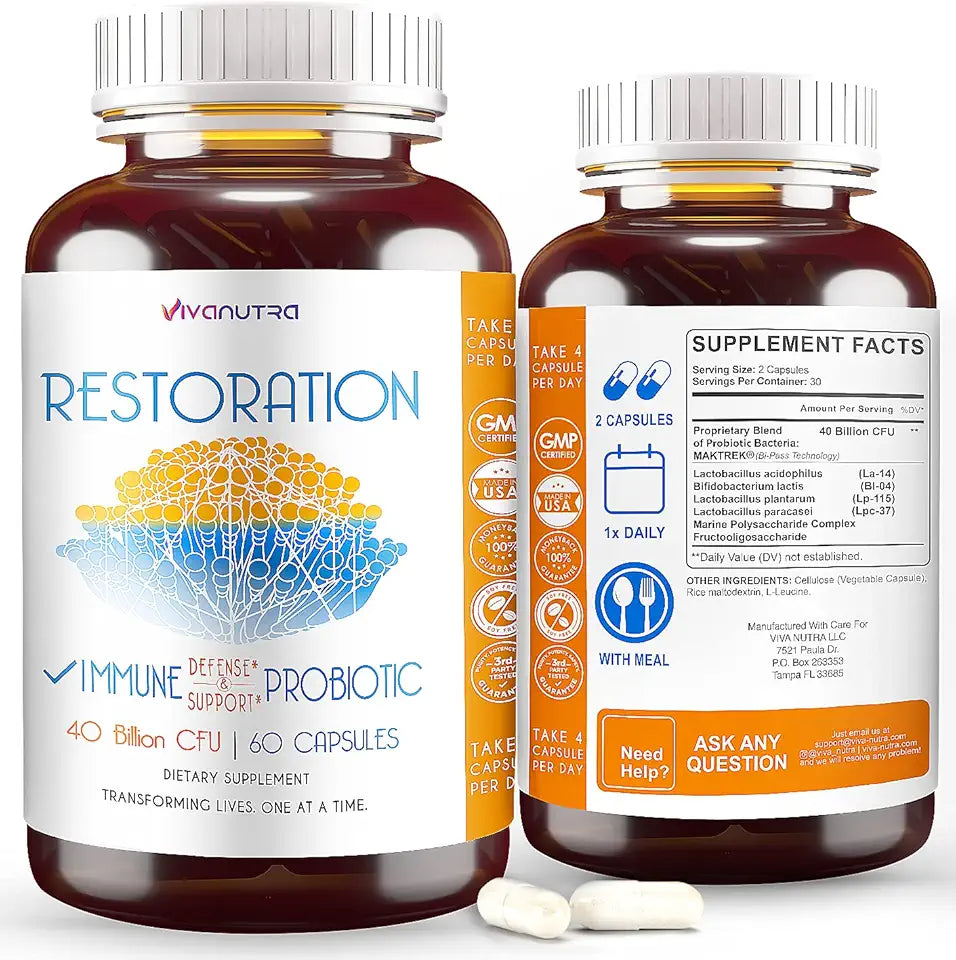 Toenail Fungus Treatment Probiotic Pills 60ct O2266