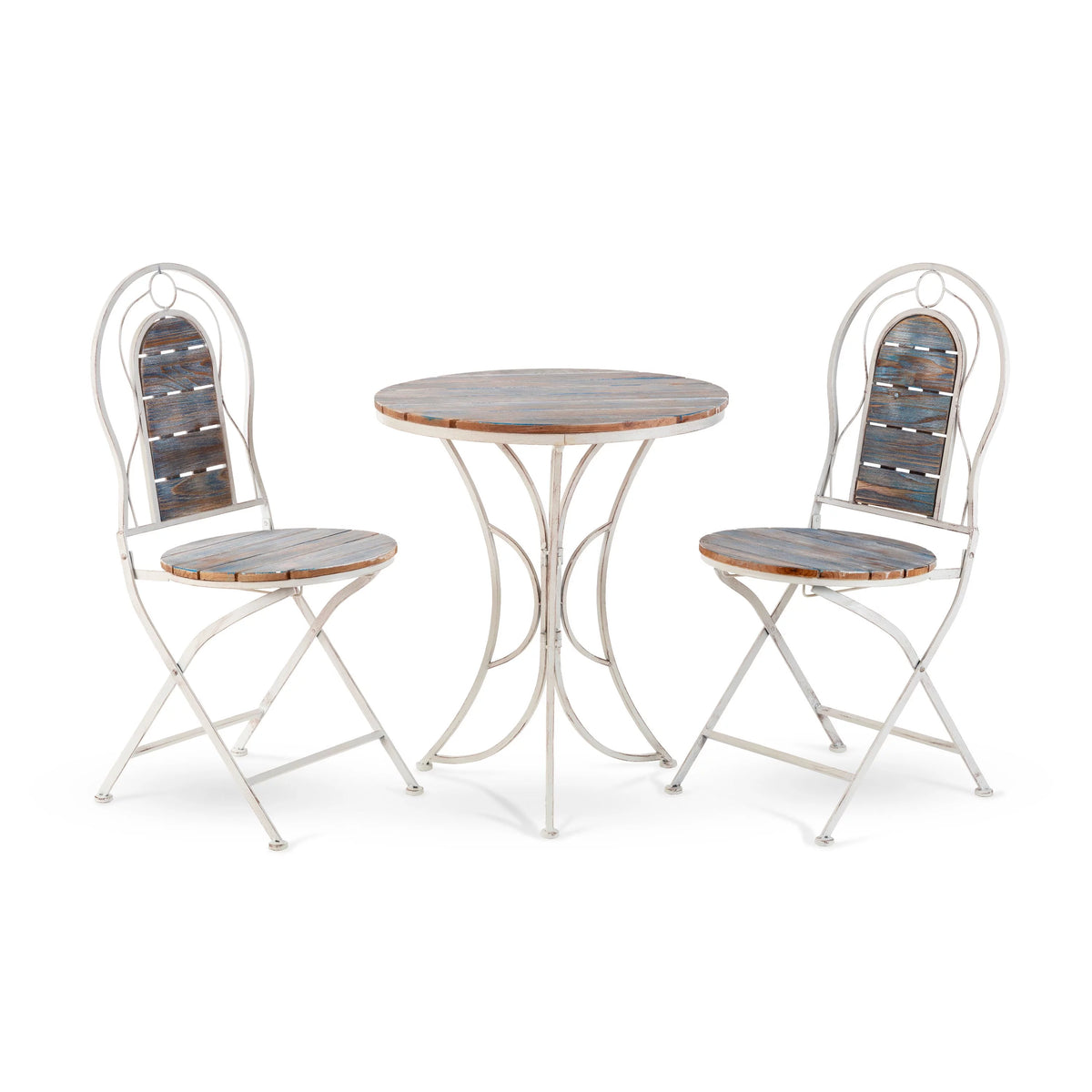 3-Piece Steel and Wood Bistro Set K47816