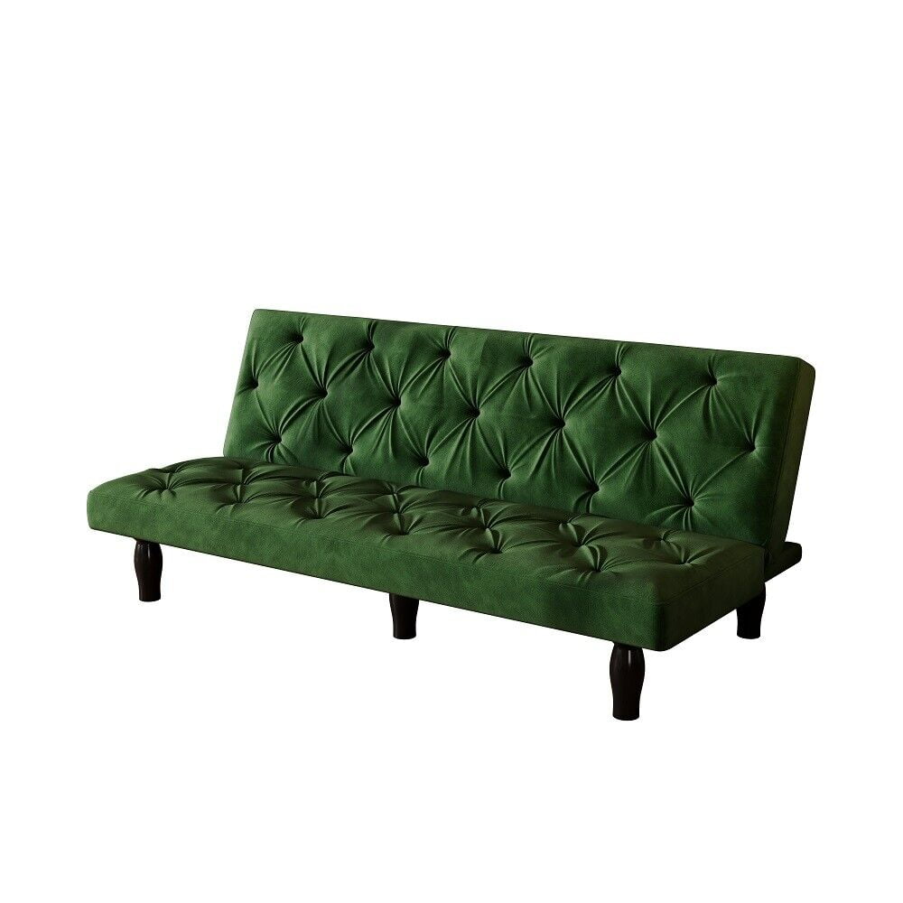 Green Velvet Sofa Bed Q274