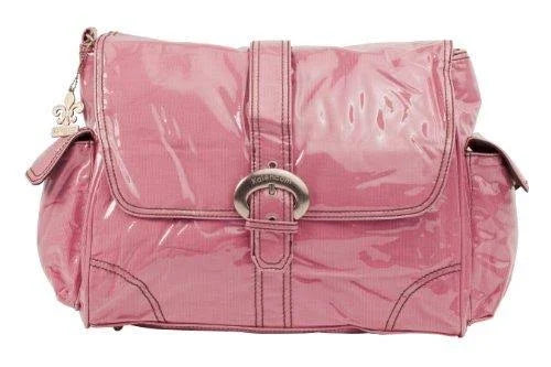 Cobalt Paisley Laminated Buckle Diaper Bag O4039