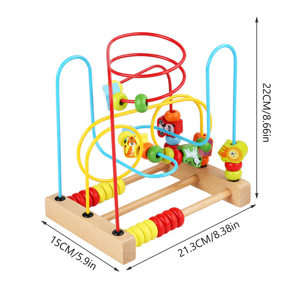 Wooden Beads Roller Montessori Toy X7700